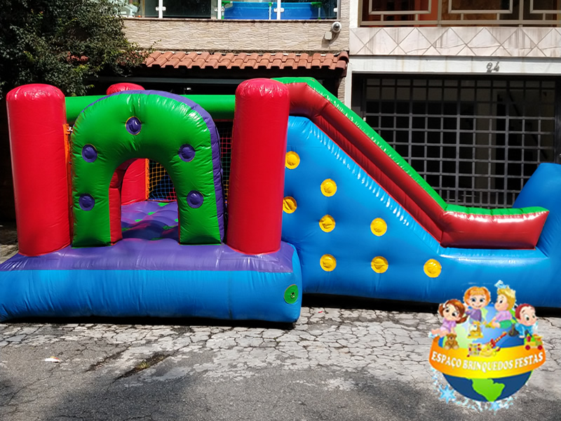 Tobogã Grande Inflavel para Festas